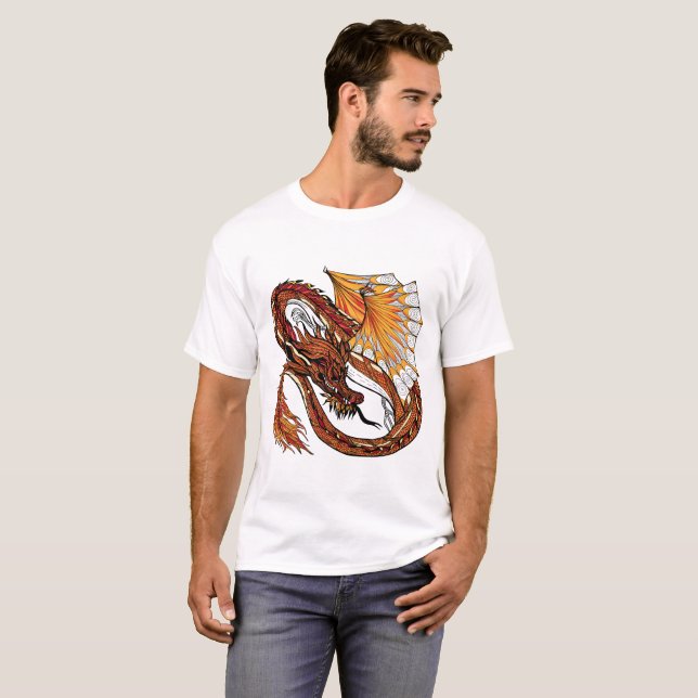 Camiseta arte dragão (Frente Completa)