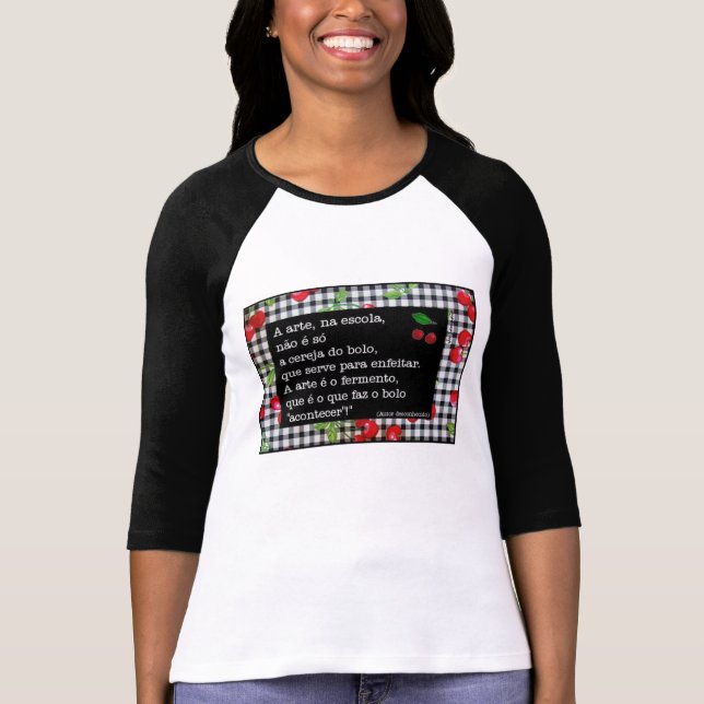 Camiseta Arte é cereja? (Frente)