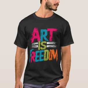 Camiseta Arte é liberdade