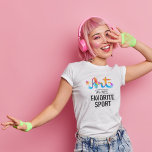 Camiseta Arte é o meu favorito estudante de diversão do esp<br><div class="desc">Esta Arte é Meu Esporte Favorito é camisetas de arte divertidos para professores de arte, artistas, estudantes e todos que amam arte. Excelente como presente de aniversário ou presente de Natal para amantes de arte. Este é um design de versão de camisa branca ou clara, e também está disponível para...</div>