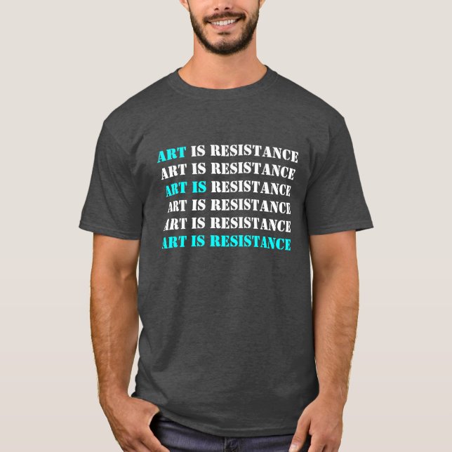 Camiseta Arte é Resistência (Frente)