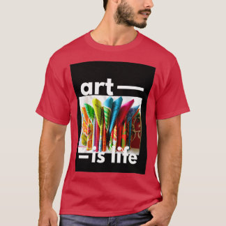 Camiseta arte é vida