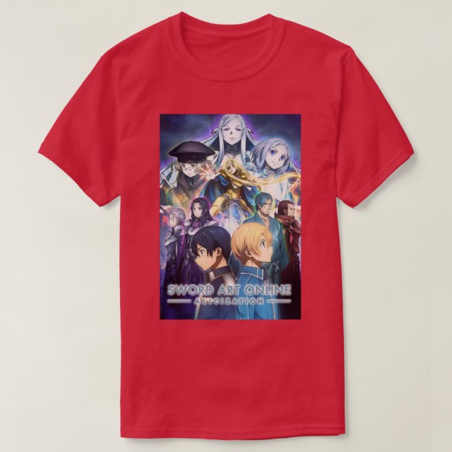 Camiseta Arte em Espadas Online 2 (Frente do Design)