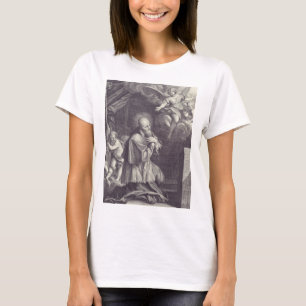 Camiseta Arte em Preto e Branco de São Francisco de Sales