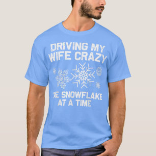Camiseta Arte Engraçada Com Floco De Neve Para Homens Pai G