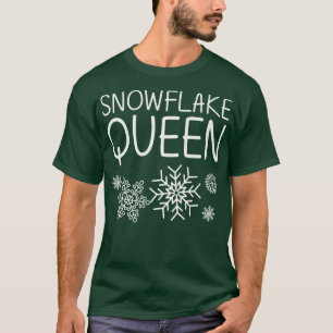 Camiseta Arte Engraçada Com Floco De Neve Para Mulheres Mãe
