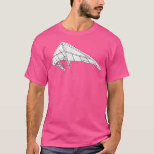 Camiseta Arte engraçada de Asa Delta para Asa Delta Voo Liv