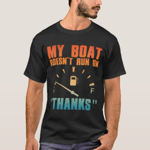 Camiseta Arte engraçada de barco para homens mulheres embar