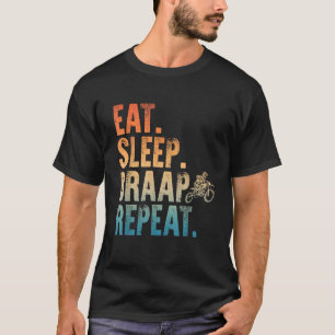 Camiseta Arte engraçada de bicicleta de terra para homens e