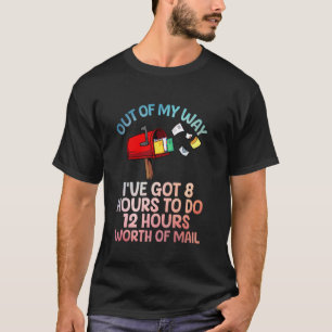 Camiseta Arte engraçada de carteiro para homens e mulheres