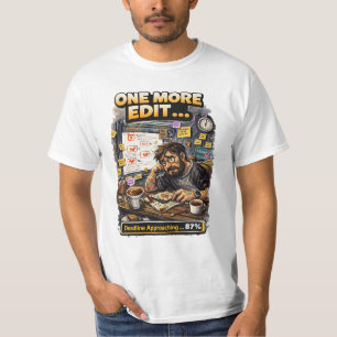 Camiseta Arte Engraçada de Designer com Prazo Apertado