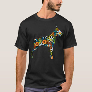 Camiseta Arte engraçada de Doberman para homens e mulheres 