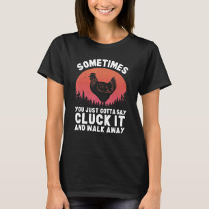 Camiseta Arte Engraçada de Frango Para Homens Mulheres Aman