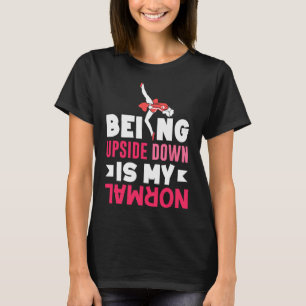 Camiseta Arte engraçada de ginástica para meninas adolescen