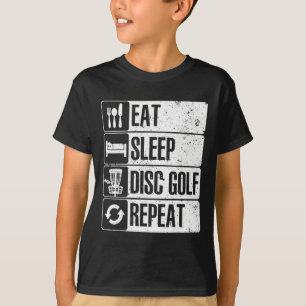 Camiseta Arte engraçada de golfe de disco para homens e mul