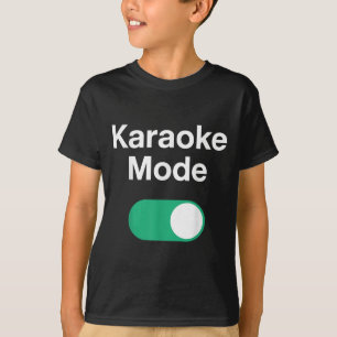 Camiseta Arte engraçada de karaokê para homens e mulheres c