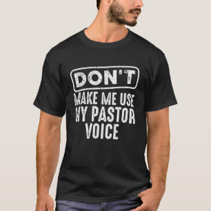 Camiseta Arte engraçada de pastor para homens e mulheres pr
