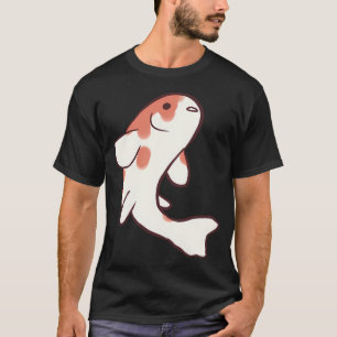 Camiseta Arte engraçada de peixes Koi