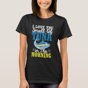 Camiseta Arte engraçada de pesca de atum para homens Avô Bl