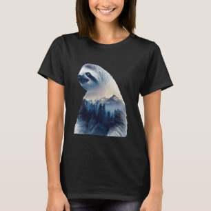 Camiseta Arte engraçada de preguiça amante de animais gráfi