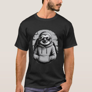 Camiseta Arte engraçada de preguiça amante de animais gráfi