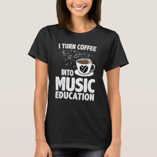 Camiseta Arte Engraçada De Professores De Música Para Mulhe