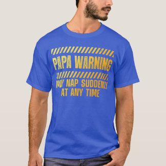 Camiseta Arte engraçada do Papai para o avô dos netos Pais 