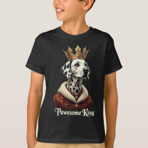 Camiseta Arte engraçada e fofa de carruagem de cachorro dál
