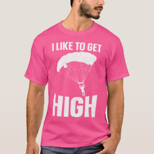 Camiseta Arte Engraçada Para Homens Mulheres Skydive Skydiv