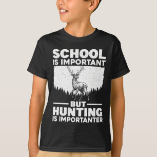 Camiseta Arte Engraçada Para Rapazes Deer Hunter Wildlif
