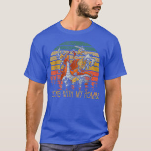 Camiseta Arte Engraçada Rolando Com Minhas Casas Estilos Vi