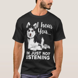Camiseta Arte engraçado de Husky para Husky Siberiano