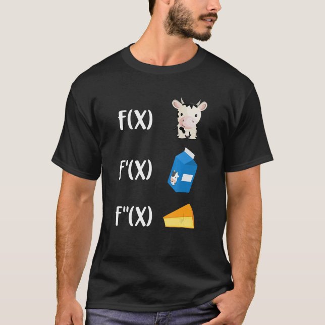 Camiseta Arte engraçado do professor de matemática Queijo d (Frente)
