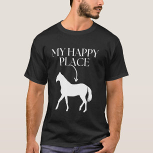 Camiseta Arte Equestre Divertida Para Homens Mulheres Caval