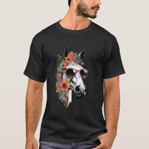 Camiseta Arte Equestre Divertida Para Homens Mulheres Caval