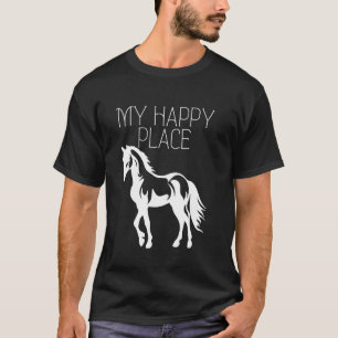 Camiseta Arte Equestre Divertida Para Homens Mulheres Caval