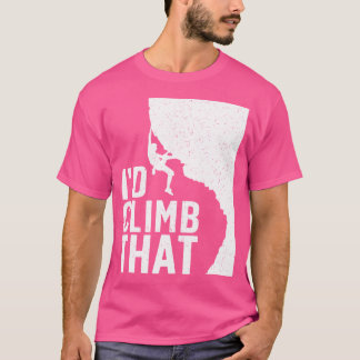 Camiseta Arte Escalada Engraçada Para Homens Alpinismo Mulh