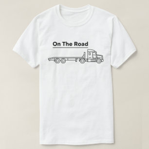 Camiseta Arte Escura de Trucker do crânio