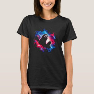Camiseta Arte Espacial legal Cósmica da Galáxia da Lama