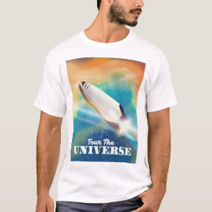 Camiseta Arte espacial Tour The Universe.