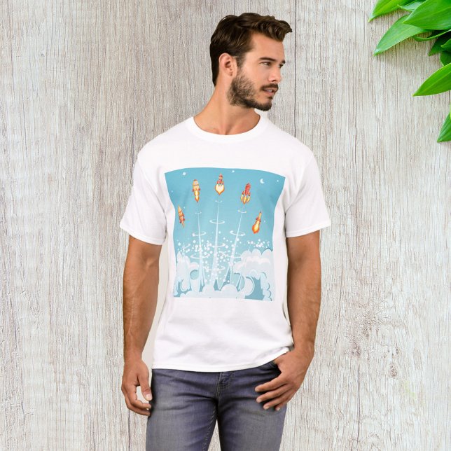 Camiseta Arte espacial turística do lançamento de navios de (Criador carregado)