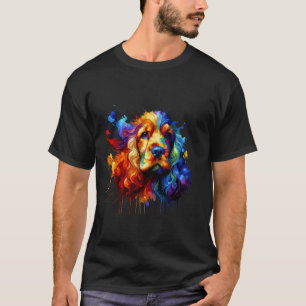 Camiseta Arte Espalhada Cocker Spaniel Spaniels