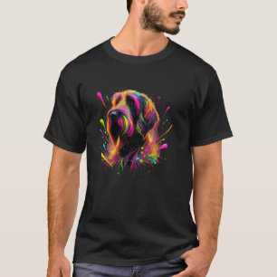 Camiseta Arte Espalhado Griffon de Ponte Cabelo Rijo