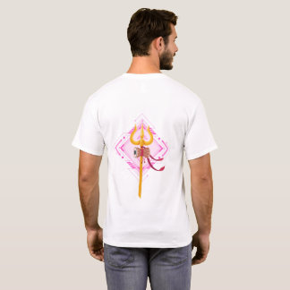 Camiseta Arte Espiritual Mahadev Trishul Damaru
