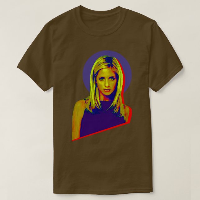 Camiseta arte estética buffy 3 (Frente do Design)
