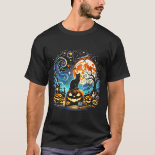 Camiseta Arte Estrelado Noite Arte Estrelada Noite de Hallo