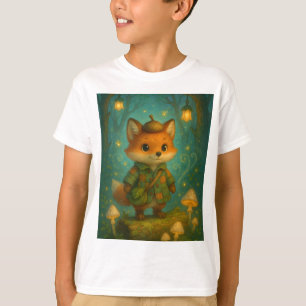 Camiseta Arte Explorador Raposa Caprichosa