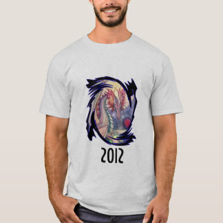 Camiseta Arte Fantástica do Ano do Dragão de 2012