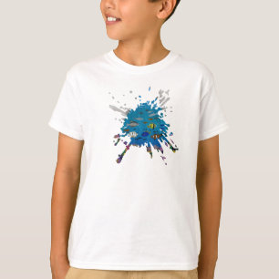 Camiseta Arte feita à mão - profundezas do oceano