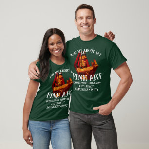 CAMISETA ARTE FINA ZL X1 KP LEGACY CALÇADA CASA PINTURA